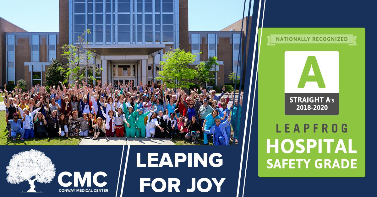 CMC Nationally Recognized with an ‘A’ for the Spring 2020 Leapfrog Hospital Safety Grade – 4th ‘A’ in a Row